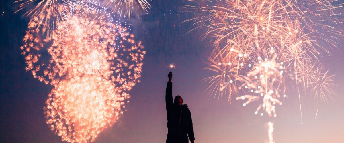 Man With Fireworks